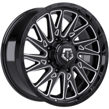 TIS Wheels 547 (Gloss Black - Milled Edge) Wheels