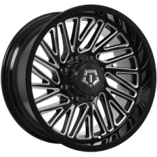 TIS Wheels 553 (Gloss Black - Milled Edge) Wheels