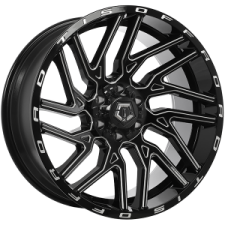 TIS Wheels 554 (Gloss Black - Milled Edge) Wheels