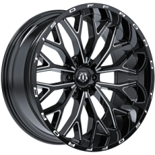 TIS Wheels 565 (Gloss Black - Milled Edge) Wheels