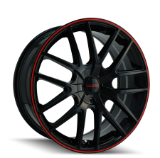 TOUREN TR60 (BLACK/RED RING) Wheels