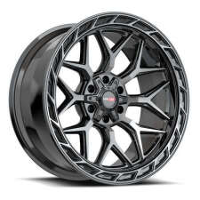 VORTEK VRP-504 (Black Diamond Cut W/ Dark Tint) Wheels