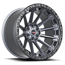 VORTEK VRT-601 (Matte Titanium Black Bead Ring) Wheels