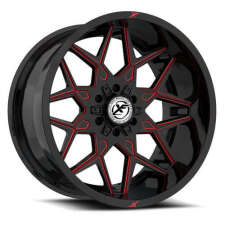 XF OFFROAD XF-238 (Gloss Black Milled Red) Wheels